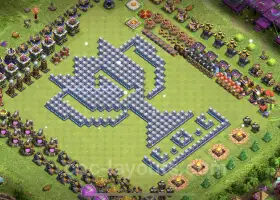 Best Funny TH12 Troll Base Link - Clash of Clans Art #20689