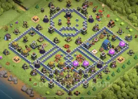 Top TH12 Farming Base Copy - Anti 3 Stars Layout for COC #20699