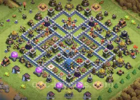 Best Anti 3 Stars TH12 Base - Clash of Clans #20719