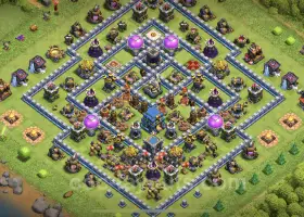 TH12 Farming Base: Anti 3 Stars & Resource Defense Layout #20722