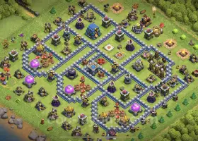 Max Level TH12 Base Design & Link - Clash of Clans #20724