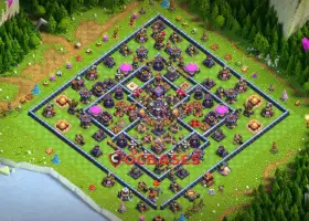 Top Town Hall 15 Hybrid Base: Anti-Witch Trophy Ring #20728