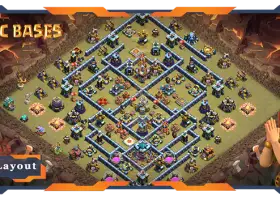 Top TH13 Base Layouts for WarCWL & Defense - Clash of Clans #20740