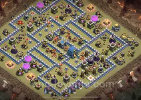 Top TH12 Anti 3 Stars War Base & Link for Clash of Clans #20744