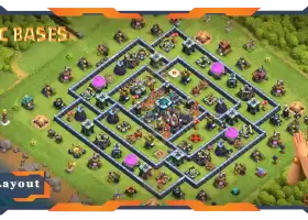 Top TH13 Base Layouts - Anti 3 Star & Hybrid Links #20751