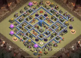 Top Anti 3 Stars TH12 War Base - Clash of Clans #20756