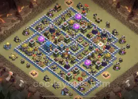 Top Anti 3 Stars TH12 War Base - Clash of Clans (CWL) #20760