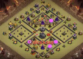 Top Town Hall 9 War Base - Copy Link | Clash of Clans #20763