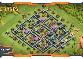 Top TH13 Farming Base | Anti-Air, Hybrid Layout & Link #20766