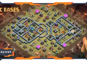 Top TH13 War Bases: Links, Defense & Layouts - Clash of Clans #20768