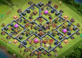 Town Hall 14 Hybrid Base: Optimal Design for Clash of Clans #20784