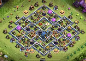 Best Anti 3 Stars TH12 Base Copy - Clash of Clans #20785