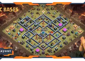 Top TH13 War Base: Anti-Air Electro Dragon Strategy #20788