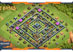 Top TH13 Hybrid Base Layouts - Anti Air & Anti 3 Stars #20804