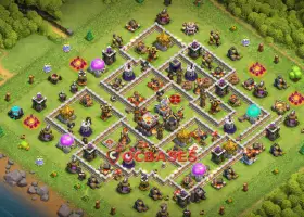 Top Town Hall 11 Hybrid Base for Clash of Clans #20806