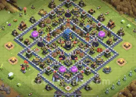 TH12 Max Farming Base Link - Clash of Clans Hybrid Design #20810