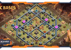 Top TH13 Base Layouts for War, CWL & Defence - Clash of Clans #20816