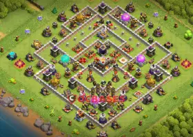 Top Town Hall 11 Trophy Base: Anti 2 Stars - Clash of Clans #20819