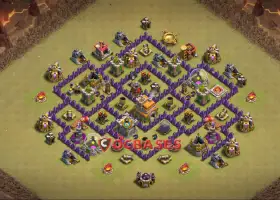 Top Town Hall 7 War Base Designs - Clash of Clans #20825