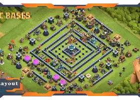 Top TH13 Base Layout: Anti 3 Stars & Links - Clash of Clans #20834