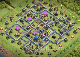 Top Anti Everything TH12 Base - Best Defense & Link #20857