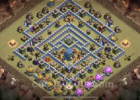 Best TH12 Anti 2 Stars War Base - Clash of Clans Guide #20860