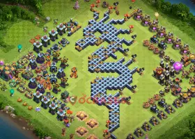 Town Hall 14 Progress Base - Clash of Clans Fun! #20883