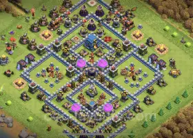 TH12 Max Farming Base Links: Hybrid & Anti-Everything #20890