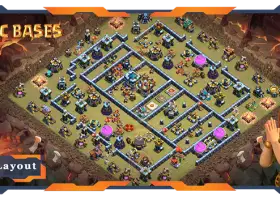 Top TH13 War Base Layouts - Anti 3 Star Designs & Links #20891