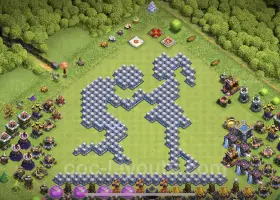 Best Funny Troll Base TH12 - Clash of Clans Art & Links #20895