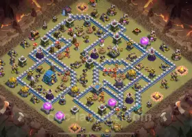 Best Anti 3 Stars War Base TH12 - Clash of Clans 2025 #20902