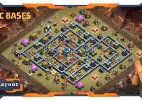 Top TH13 Base Layouts - Anti 3 Stars & War Links | CoC #20905