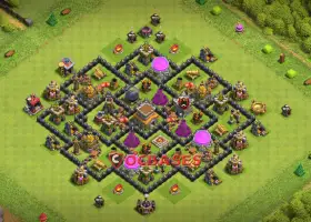 Best Town Hall 8 Farming Base & Copy Link - Clash of Clans #20911