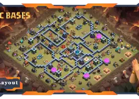 Top TH13 Base Layouts for WarCWL & Defense - Clash of Clans #20913