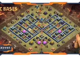 Top TH13 War Base Layouts | Defense & Anti-Everything Links #20918