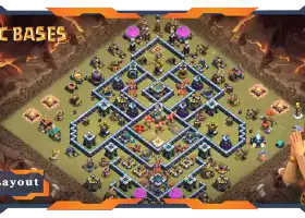 Top TH13 War Base Layouts: Anti-Everything Defense & Links #20928