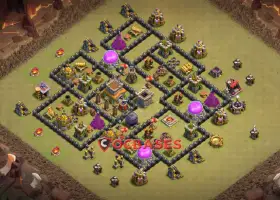 Top Town Hall 8 War Base - Copy Link & Clash of Clans Tips #20930