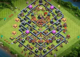 Best Town Hall 14 Farming Base | Clash of Clans Hybrid Link #20933