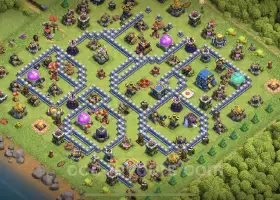 Max Levels TH12 Base Copy & Link for Clash of Clans #20937