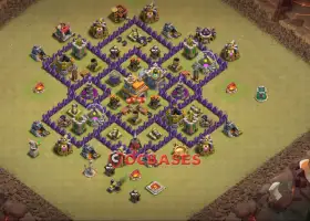 Top Town Hall 7 War Base: Anti 2 Star & Compact Strategy #20940