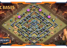 Top TH13 War Base: Anti 2 Stars, CWL Link - Clash of Clans #20943