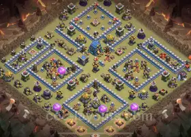 Best Anti 3-Star TH12 War Base - Clash of Clans Copy #20944