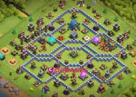 Top Town Hall 12 Base - Anti-Air & Electro Dragon Strategy #20950