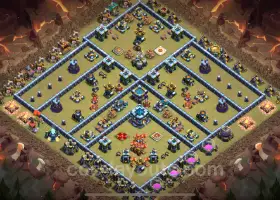 Best TH13 War Base 2024 - Anti Everything with Link #20962