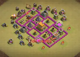 Top Town Hall 6 War Base | Clash of Clans Strategy #20963