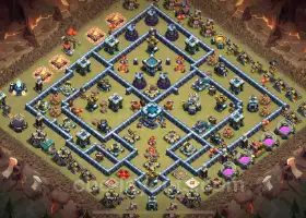 Best TH13 Anti 2 Stars War Base 2024 - Clash of Clans #20966