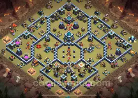 Best Anti 2 Star TH13 War Base Link for Legend League 2024 #20967