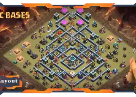 Top TH13 Base Layouts for War & CWL - Clash of Clans #20968