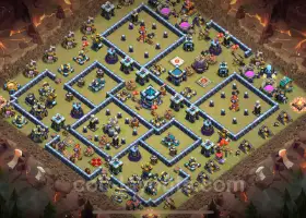 Best War Base TH13 Links 2024 - Clash of Clans Defense #20970