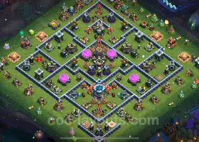 Best TH13 Farming Base Layout - Anti Everything 2024 #20972